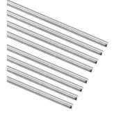 TA-VIGOR 8Pcs M5 x 150mm Fully Threaded Rod, 304 Stainless Steel Studding Rod Bar, Right Hand Threads Rods for Anchor Bolts, Clamps, Hangers and U-Bolts