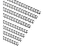 TA-VIGOR 8Pcs M8 x 160mm Fully Threaded Rod, 304 Stainless Steel Studding Rod Bar, Right Hand Threads Rods for Anchor Bolts, Clamps, Hangers and U-Bolts