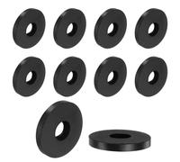 TA-VIGOR 8Pcs Rubber Spacers 40mm OD x 15mm ID x 5mm Height - Anti-Vibration Rubber Blocks and Pads for Cars, Home Appliances, DIY - Shock Absorbing, Noise Reducing, Anti-Skid Washers
