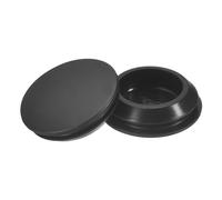 TA-VIGOR 8Pcs Silicone Snap in Locking Hole Plugs, Rubber Panel Seal Cover Flush Type Panel Round for 22-24mm Hole, Hole Stoppers for Kitchen Rubber Bulkheads Waterproof Sealing Plugs, Black
