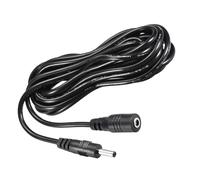 TA-VIGOR 9.84ft 3M DC Power Cable 3.5mm x 1.35mm Male to Female - Flexible DC Adapter Lead for LED Lights, Printer Low Voltage Power Supply Black