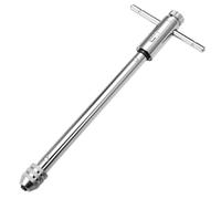 TA-VIGOR Adjustable T-Handle Ratchet Tap Wrench for Metric M3-M8, Reversible Ratchet Tap Holder Reamer Hand Tapping Tool, 250mm ((9.84-inch) Body