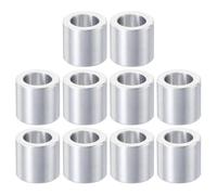 TA-VIGOR Aluminum Spacer 10Pcs M10 10.2mm ID x 16mm OD x 15mm Length
