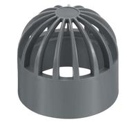 TA-VIGOR Atrium Drain Grate Cover, 40mm ID UPVC Round Outdoor Sewer Drain Pipe Fitting Adapter for Efficient Airflow, Ideal for Outdoor Drainage, Lawn- 1PC