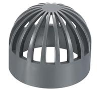 TA-VIGOR Atrium Drain Grate Cover, 75mm ID UPVC Round Outdoor Sewer Drain Pipe Fitting Adapter for Efficient Airflow, Ideal for Outdoor Drainage, Lawn- 1PC