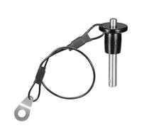 TA-VIGOR Ball Locking Pins, 6mm Dia 15mm Length 304 Stainless Steel Push-Button Quick Release Pin with Lanyard Cable