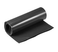 TA-VIGOR Battery Wrap PVC Heat Shrink Tubing, 200mm Width Flat Battery Sleeves, 1.5M Long Good Insulation Heat Shrink Tubing for Battery Protection, Black