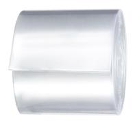 TA-VIGOR Battery Wrap PVC Heat Shrink Tubing, 30mm Width Flat Battery Sleeves, 2M Long Good Insulation Heat Shrink Tubing for 18650 21700 AA AAA Battery protection, Clear