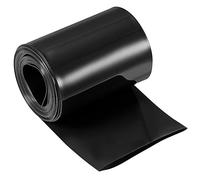 TA-VIGOR Battery Wrap PVC Heat Shrink Tubing, 60mm Width Flat Battery Sleeves, 3M Long Good Insulation Heat Shrink Tubing for 18650 21700 AA AAA Battery protection, Black