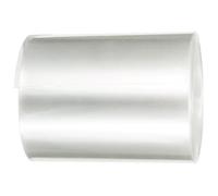 TA-VIGOR Battery Wrap PVC Heat Shrink Tubing, 65mm Width Flat Battery Sleeves, 2M Long Good Insulation Heat Shrink Tubing for Battery Protection, Clear
