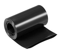 TA-VIGOR Battery Wrap PVC Heat Shrink Tubing, 95mm Width Flat Battery Sleeves, 3M Long Good Insulation Heat Shrink Tubing for 18650 21700 AA AAA Battery protection, Black