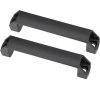 TA-VIGOR Black Plastic Pull Handles 150mm Hole Centres Cabinet Handles Drawer Handle Furniture Handle for Cupboard Door Wardrobe Kitchen Luggage Replacement Black Handles 2 Pack