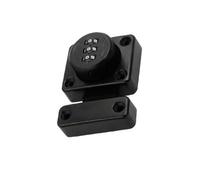 TA-VIGOR Cabinet Locks Hasp Latch, 3-Digit Password Combination Bolt Door Lock, Twist Knob Rotary Keyless Lock for Bedroom Door Wardrobe Cupboard Office File Cabinet, Black