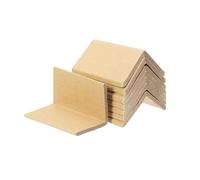 TA-VIGOR Cardboard Corner Protector L Shaped, 80x50mm Package Frame Protectors Cardboard Guard Pallet Protectors for Art, Packing, Shipping, 24PCS