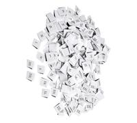 TA-VIGOR Clothing Sewing Size Label, XS/S/M/L/XL/XXL/3XL Sizes Woven Letter Size Markers for T Shirts Pants Hats Garment Sewing, White Pack of 350