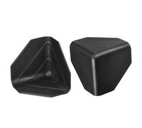 TA-VIGOR Corner Protector, 2.36" x 2.36" x 2.36" Plastic Shipping Container Box Corner Protectors for Carton Packing, Boxes and Panel Packaging, Black 24PCS