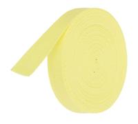TA-VIGOR Cotton Twill Tape 20mm x 10 Yards Herringbone Webbing Light Yellow