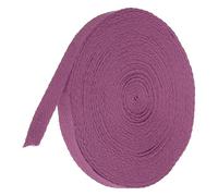 TA-VIGOR Cotton Twill Tape Ribbon 10mm, 10 Yards Bias Binding Tape Bunting Tape Soft Natural Herringbone Webbing Tape Roll for Sewing Dressmaking Gift Wrapping DIY Craft, Purple Red