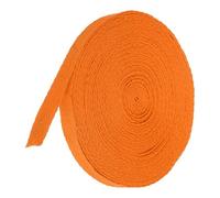 TA-VIGOR Cotton Twill Tape Ribbon 10mm, 10 Yards Bias Binding Tape Bunting Tape Soft Natural Herringbone Webbing Tape Roll for Sewing Dressmaking Gift Wrapping DIY Craft, Orange