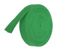TA-VIGOR Cotton Twill Tape Ribbon 20mm, 10 Yards Bias Binding Tape Bunting Tape Soft Natural Herringbone Webbing Tape Roll for Sewing Dressmaking Gift Wrapping DIY Craft, Brilliant Green