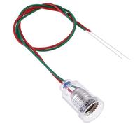 TA-VIGOR E10 Lamp Socket Set with Wire, DC 30V Screw Base Light Bulb Holder with Leads for Science Projects, Flashlight Repair, Control Panel 5 Pack