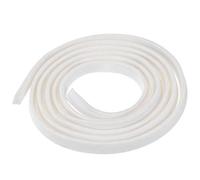 TA-VIGOR Edge Trim U Seal White, Rubber U Channel Edge Trim Rubber Seal, U Shape Weather Stripping for Edge Protector Fits 0.5-2.5mm Edge 3.28Ft Length