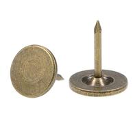 TA-VIGOR Flat Head Upholstery Tacks Bronze 11mm x 13mm Push Pins 30Pcs