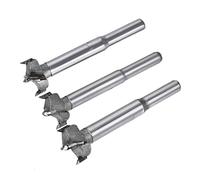 TA-VIGOR Forstner Drill Bit 19mm 20mm 21mm Dia., Carbide Alloy Steel Wood Hole Saw Auger Opener for Woodworking Hinge Hole Drilling Boring Bit Cutter(3in1 Set)