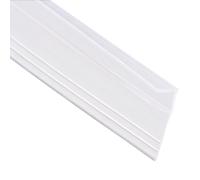 TA-VIGOR Frameless Shower Door Bottom Seal Strip, 20mm Drip Rail - 8mm Glass x 2000mm Length F-Type Glass Shower Screen Door Sweep Silicone for Shower Door Seal