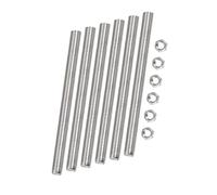 TA-VIGOR Fully Threaded Rods 6Pcs M12 x 300mm 304 Stainless Steel