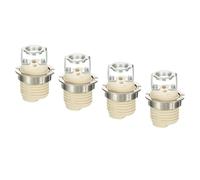 TA-VIGOR G9 Light Base Socket Kit, 4 Pack Ceramic Light Bulb Holder with 10 Inch Wire Lead, 250V 2A Pin Type G9 Lamp Holder Socket for LED Halogen CFL Bulbs, Ceiling or Pendant Lights