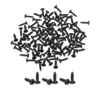 TA-VIGOR Guitar Bass Pickguard Screws, 3MM Electric Guitar Scratch Plate Mounting Screw, 100Pcs Black