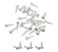 TA-VIGOR Guitar Bass Pickguard Screws, 3MM Electric Guitar Scratch Plate Mounting Screw, 25Pcs Silver