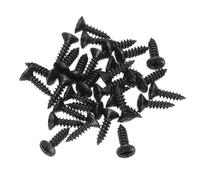 TA-VIGOR Guitar Bass Pickguard Screws, 3MM Electric Guitar Scratch Plate Mounting Screw, 30Pcs Black