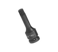 TA-VIGOR Impact Triple Square Spline Bit Socket, 1/2" Drive x M12 (12mm) Key Socket, Premium CR-MO Steel Bits, 78mm Length Bit for Impact Power Drills, Torque Wrench, Ratchet Wrench