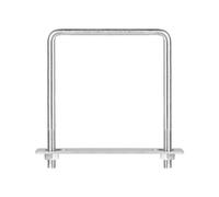 TA-VIGOR M10 Square U-Bolts, 122mm Inner Width 160mm Length 304 Stainless Steel U-Bolts with Nut, Plate for Attaching Piping Conduit Cable Tube Brackets Boat Trailer