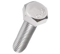TA-VIGOR M10 x 40mm Right Hand Hex Bolt, 304 Stainless Steel Fully Threaded Metric Bolt, Reverse Thread Hex Head Screw for Machinery, DIY, Construction