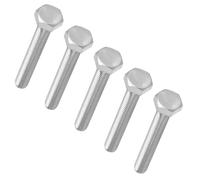 TA-VIGOR M10 x 70mm Hex Bolts 304 Stainless Steel Hex Head Screws, Fully Threaded, Fits M10 Nuts for Machinery, Construction, DIY 5PCS