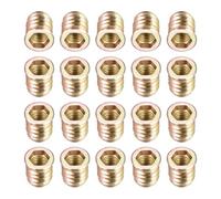 TA-VIGOR M10x20mm Threaded Insert Nuts for Wood - Hex Socket Drive Furniture Inserts for Cabinet, Chair & DIY Repair Kits 20Pcs