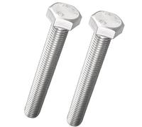 TA-VIGOR M14-2 x 100mm Hex Bolts, 304 Stainless Steel Fully Threaded Coarse Thread Machine Screws, Heavy Duty M14 Hex Bolts for Furniture, Equipment and DIY Repair 2Pcs