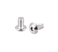 TA-VIGOR M4 Bolts, 20Pcs M4 x 6mm Hex Socket Button Head Screws, M4 x 6mm Bolt, 304 Stainless Steel Fully Threaded Hex Socket Button Head Cap Screws for Repair Industrial Electronic