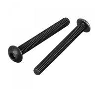 TA-VIGOR M4 Bolts, 50Pcs M4 x 35mm Hex Socket Button Head Screws, M4 x 35mm Bolt, Alloy Steel Fully Threaded Hex Socket Button Head Cap Screws for Repair Industrial Electronic