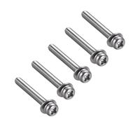 TA-VIGOR M4 Phillips Pan Head Bolt with Spring & Plain Washer 35mm 5pc