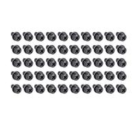 TA-VIGOR M4 Phillips Pan Head Bolts with Spring and Plain Washers 6mm, Carbon Steel Cross Round Head Machine Screws for Heavy-duty Fastening 50pcs