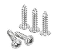 TA-VIGOR M4 Self Tapping Screws for Wood, 16mm Modified Truss Head Screws | 100Pcs 304 Stainless Steel Phillips Drive Cross Head Wood Screws, Sheet Metal Fasteners for Woodworking, DIY and Repairs