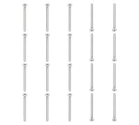 TA-VIGOR M4 x 50mm Flat Head Socket Cap Screws 30pc Allen Key Bolts | Countersunk Socket Screws 304 Stainless Steel 18-8 Grade 6.8 Machine Screws for Construction DIY Hardware Machinery Repair