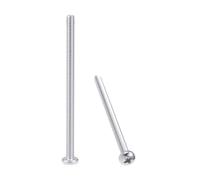 TA-VIGOR M4 x 75mm Phillips Pan Head Machine Screws, 20Pcs 304 Stainless Steel Fully Threaded Cross Head Fastener Bolts, Metric Machine Screws for Electronics, Machinery, Equipment, Repairs