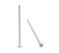 TA-VIGOR M4 x 80mm Phillips Pan Head Machine Screws, 20Pcs 304 Stainless Steel Fully Threaded Cross Head Fastener Bolts, Metric Machine Screws for Electronics, Machinery, Equipment, Repairs