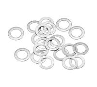 TA-VIGOR M5 x 8 x 0.5mm Flat Washers Spacer 304 Stainless Steel 20pc