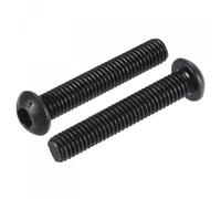 TA-VIGOR M6 Bolts, 20Pcs M6 x 35mm Hex Socket Button Head Screws, M6 x 35mm Bolt, Alloy Steel Fully Threaded Hex Socket Button Head Cap Screws for Repair Industrial Electronic